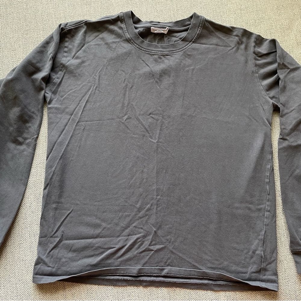 Good American oversized long sleeve shirt